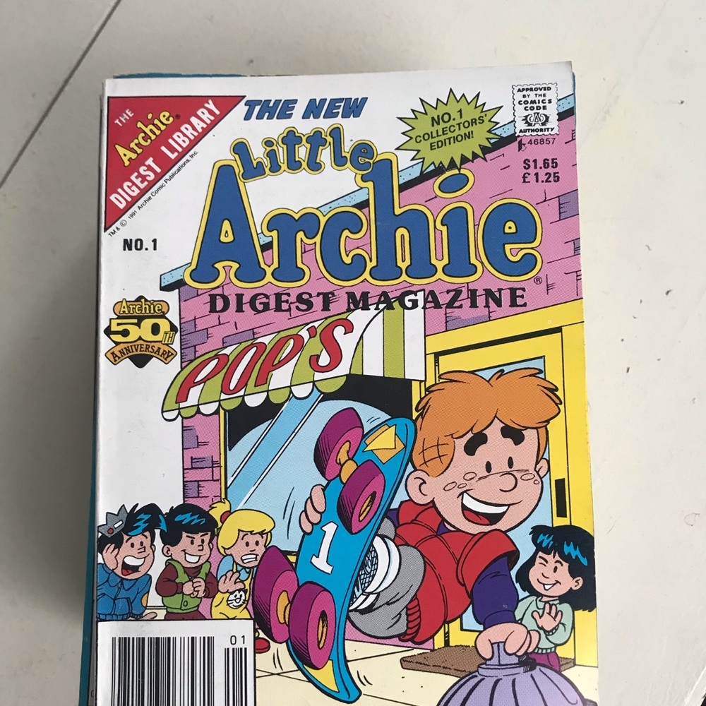 Little Archie Digest Magazine No.1 - Colorful Comic Cover